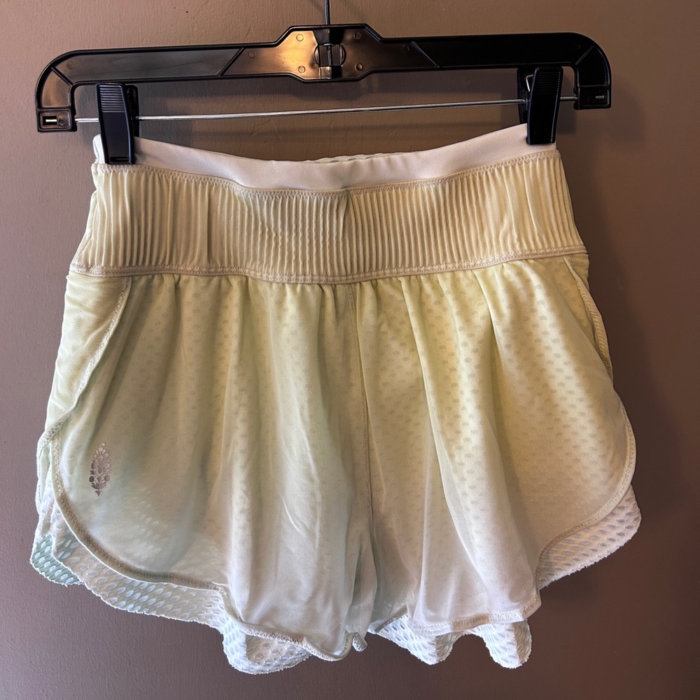 Free People Movement Light Neon Green Athletic Short Size XS